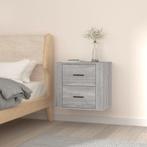 vidaXL Nachtkastje wandgemonteerd 50x36x47 cm grijs sonoma, Huis en Inrichting, Kasten | Overige, Verzenden, Nieuw