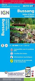 Wandelkaart 3619OTR Bussang-La Bresse / PNR Ballons des, Nieuw, Verzenden