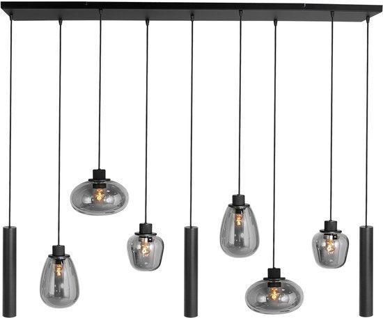 2dekans | Steinhauer - hanglamp - Reflexion - zwart - glas, Huis en Inrichting, Lampen | Hanglampen, Zo goed als nieuw, Ophalen of Verzenden