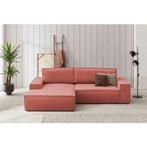 Home affaire Hoekbank SHERWOOD bedbank 267 cm, L-model,, Verzenden, Nieuw