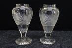 Val Saint Lambert - set vazen, figuurglas kristal - Vaas, Antiek en Kunst, Curiosa en Brocante