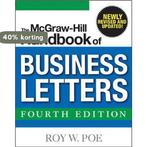 The Mcgraw-Hill Handbook of Business Letters 9780071460804, Boeken, Verzenden, Zo goed als nieuw, Roy Poe