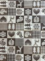 Tiroolse stof met kerstdecoratie - Textiel - 280 cm - 250 cm, Nieuw