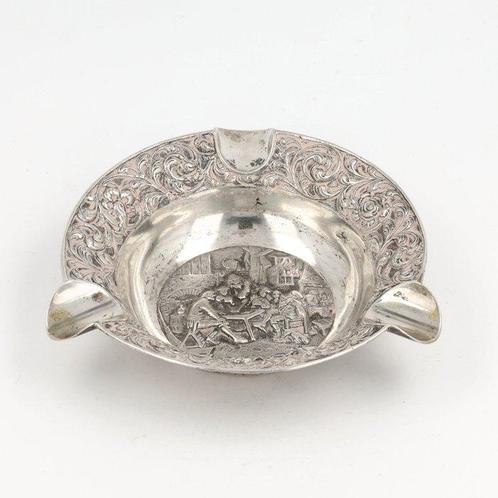 H. Hooijkaas Hollands - Asbak - .835 zilver, Antiek en Kunst, Antiek | Goud en Zilver