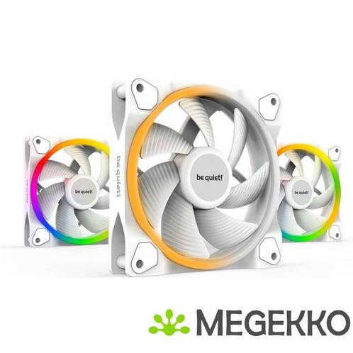 Be quiet! LIGHT WINGS White 120mm PWM Triple-Pack, Computers en Software, Computerkoelers, Nieuw, Verzenden