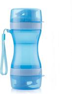 2-in-1 fles met water en voederbakken voor huisdieren Pettap, Verzenden, Nieuw