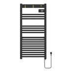 pro.tec Handdoekradiator Uvdal elektrisch 105x50x4,3 cm zwar, Doe-het-zelf en Verbouw, Verwarming en Radiatoren, Verzenden, Nieuw