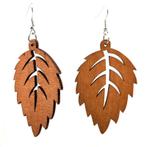 Houten oorbellen | Bruine oorbellen van Afrikaans bladhout, Sieraden, Tassen en Uiterlijk, Oorbellen, Ophalen of Verzenden, Nieuw