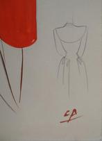 Pierre Cardin (1922), Attribué à - La Parisienne: Robe rouge
