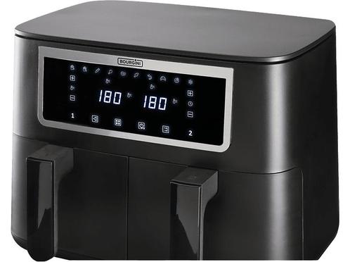 Bourgini -  Duo Health Fryer 2x4.0l (80l), Witgoed en Apparatuur, Airfryers, Airfryer XXL, Nieuw, Verzenden