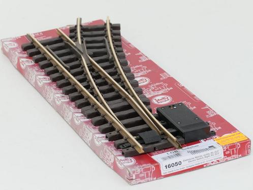 LGB 16050 Elektr.Weiche  rechts, R3,22.5 Grad (Messing), Hobby en Vrije tijd, Modeltreinen | Overige schalen, Rails, Gebruikt