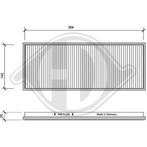 BINNENFILTER VOOR AUDI 80 B3; 89/8A 1986-1991 3B0091800, Auto-onderdelen, Ophalen of Verzenden, Nieuw