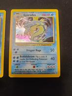 Pokémon - 2 Card - Poliwrath & Gyarados Base Set Holos, Hobby en Vrije tijd, Verzamelkaartspellen | Pokémon, Nieuw