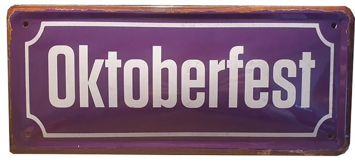 Oktoberfest reclamebord, Verzamelen, Merken en Reclamevoorwerpen, Nieuw, Ophalen of Verzenden