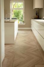 Plak pvc Visgraat warm grijs |  mFLOR Parva River Oak XL, Ophalen, Nieuw