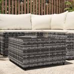 vidaXL Salontafel tuin vierkant 50x50x30 cm poly rattan, Tuin en Terras, Tuintafels, Verzenden, Nieuw