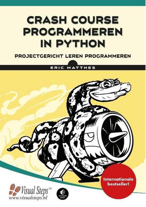 9789059056749 Crash course programmeren in Python, Boeken, Studieboeken en Cursussen, Nieuw, Verzenden