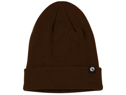 Gebreide muts - Fleece voering - Bruin, Kleding | Heren, Mutsen, Sjaals en Handschoenen, Verzenden