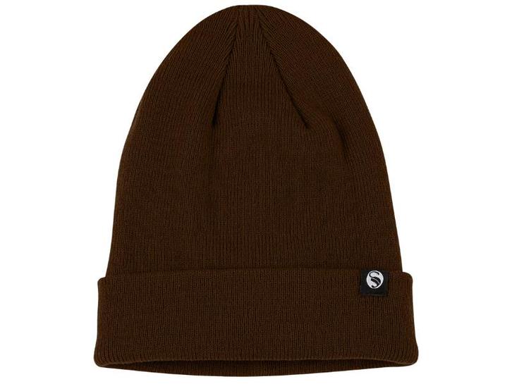 Gebreide muts - Fleece voering - Bruin, Kleding | Heren, Mutsen, Sjaals en Handschoenen, Verzenden