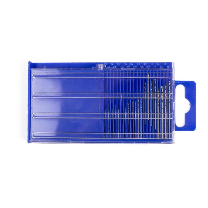 Benson 20-delige HSS boorset - micro en mini boren - 0.3..., Doe-het-zelf en Verbouw, Gereedschap | Boormachines, Nieuw, Ophalen of Verzenden