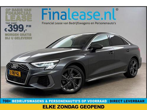 Audi A3 30 TFSI S-Line LED Virtual Cockpit Carplay Cruise, Auto's, Audi, Lease, Automaat, Sedan, Benzine, Zilver of Grijs, Verzenden