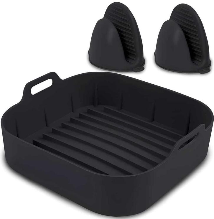 HI NATURE™ Airfryer accessoires - Airfryer siliconen bakje, Witgoed en Apparatuur, Airfryers, Zo goed als nieuw, Ophalen of Verzenden