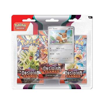 Obsidian Flames 3 Pack Blister Eevee-Houndstone — Houndstone beschikbaar voor biedingen