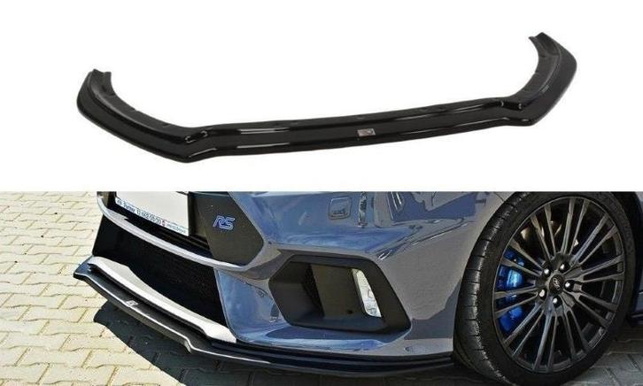 Voorspoiler Ford Focus RS Mk3 V.4 Glanzend Zwart, Auto-onderdelen, Carrosserie en Plaatwerk, Ophalen of Verzenden