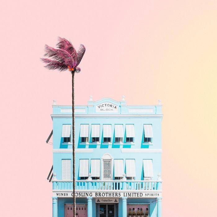 Téber - Victoria Block (Peach), Antiek en Kunst, Kunst | Designobjecten