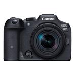 Canon EOS R7 systeemcamera Zwart + RF-S 18-150mm f/3.5-6.3 I, Audio, Tv en Foto, Fotocamera's Digitaal, Verzenden, Gebruikt, Canon