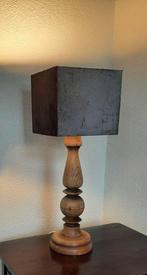Tafellamp - Stoere balusterlamp - Hout, Antiek en Kunst, Curiosa en Brocante