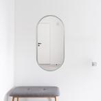 [en.casa] Spiegel Picciano hangend 30x60 cm grafietgrijs, Verzenden, Nieuw