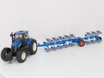 Schaal 1:16 Bruder 2250 en 3020 New Holland TG285 tractor..., Ophalen of Verzenden, Gebruikt