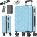 KESSER® Reiskoffer - 55L - Handbagage - ABS - Blauw, Hobby en Vrije tijd, Verzenden, Nieuw