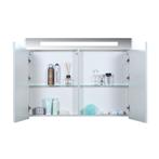 Spiegelkast Aquasplash Salt 2 Deuren Met LED 80x74 cm Incl., Ophalen of Verzenden, Nieuw
