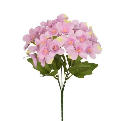 Hortensia 30cm hydrangea bush roze zijdebloem flowerwall, Huis en Inrichting, Woonaccessoires | Kunstplanten en Kunstbloemen, Nieuw