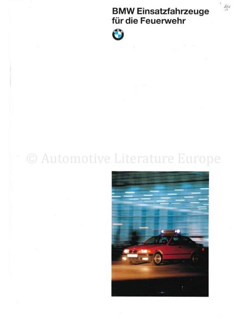 1993 BMW 3 SERIE | 5 SERIE HULPVOERTUIGEN BROCHURE DUITS, Boeken, Auto's | Folders en Tijdschriften, BMW