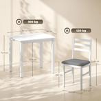 TRUUSK 3-delige Eettafelset - Compacte Keukentafel met 2 Ges, Huis en Inrichting, Tafels | Eettafels, Verzenden, Nieuw