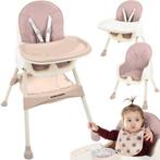 Kinderstoel - meegroei - eetstoel baby - 3-in-1 - roze, Kinderen en Baby's, Kinderstoelen, Ophalen of Verzenden, Nieuw