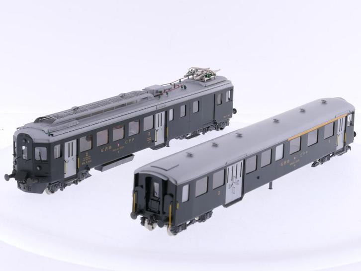 Schaal H0 Metropolitan 749 en 779 elektrisch treinstel BD..., Hobby en Vrije tijd, Modeltreinen | H0, Gelijkstroom, Treinset, Gebruikt