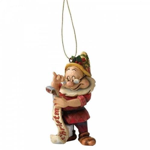 Sneeuwwitje Doc Ornament 7 cm, Verzamelen, Disney, Nieuw, Ophalen of Verzenden