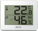 Alecto WS-55 - Thermometer & hygrometer voor binnen - Wit •, Verzenden, Zo goed als nieuw