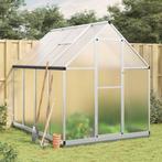 vidaXL Tuinkas met basisframe 224x169x202 cm aluminium, Tuin en Terras, Kassen, Verzenden, Nieuw