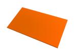 Acrylaat (PMMA) basisplaat (oranje, 50x30 cm, 3 mm dik), Ophalen of Verzenden, Nieuw