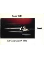 1991 SAAB 900 INSTRUCTIEBOEKJE ZWEEDS, Auto diversen, Handleidingen en Instructieboekjes