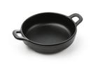 Pannetje - rond - zwart melamine - (B)14,7x(D)18,9x(H)3,7cm, Verzenden, Nieuw in verpakking