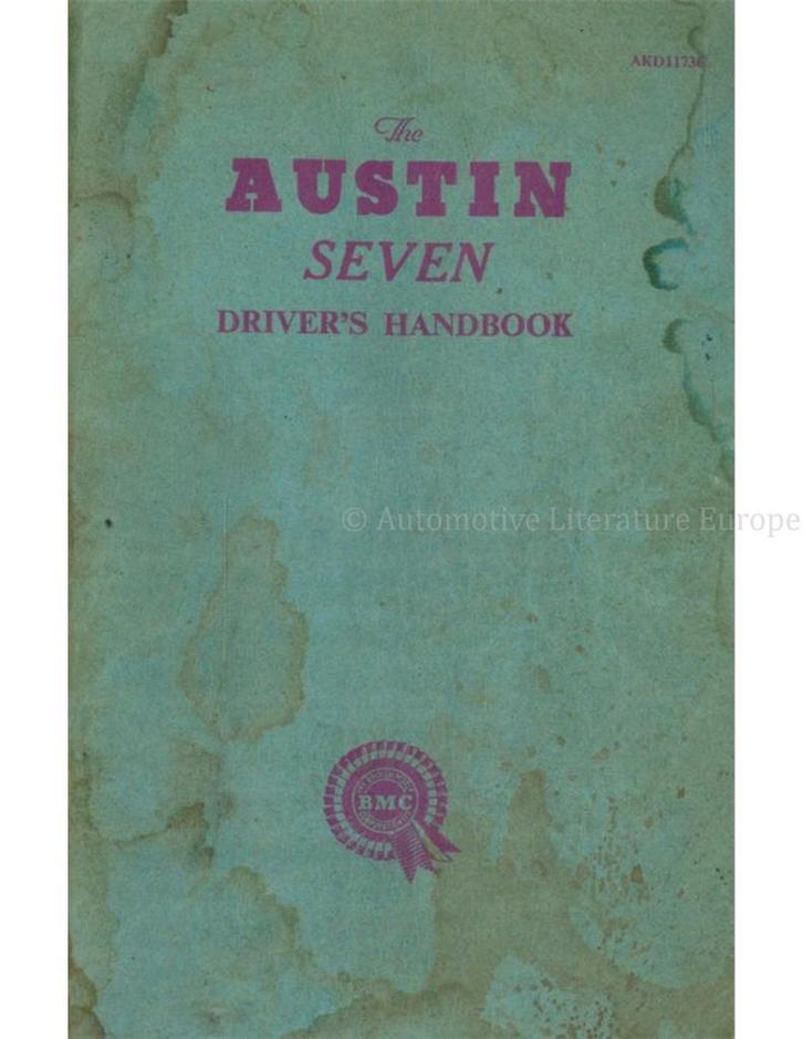 1961 AUSTIN SEVEN INSTRUCTIEBOEKJE ENGELS, Auto diversen, Handleidingen en Instructieboekjes