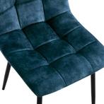 2dekans | Refurna Eetkamerstoelen – Set van 2 & Velvet, Huis en Inrichting, Ophalen of Verzenden, Zo goed als nieuw