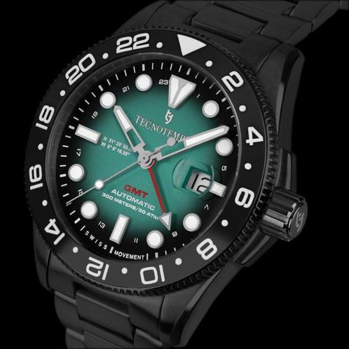 Tecnotempo - Automatic - GMT Greenwich Tribute 30ATM WR -, Sieraden, Tassen en Uiterlijk, Horloges | Heren