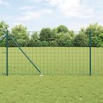 vidaXL Euro Hek met 7 Spijker Palen 1,2 x 10 m, Verzenden, Nieuw, IJzer